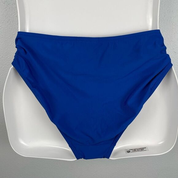 NWOT DKNY Blue Bikini Bottoms Size L - Picture 3 of 4